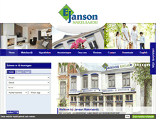 Tablet Screenshot of janson.nl